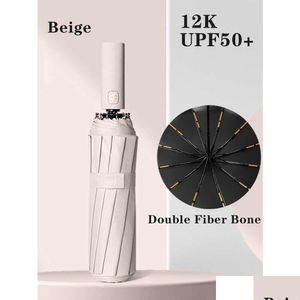 Parasol Nowy pobyt w każdej pogodzie z tym muchowym parasolem 24 -kostny - mtiple kolory dostępne upuszczenie dostawy domu home ogród h dhwau