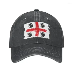 Ball Caps Benutzerdefinierte Baumwolle Italien Sardinien Wappen Baseball Kappe Männer Frauen Einstellbare Sardegna Flagge Vier Mauren Papa Hut Sport