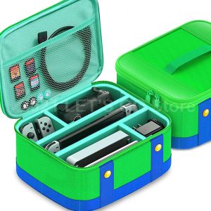 Casos Nintend Switch / OLED / Lite Travel Transportando caixa portátil Mensageiro de armazenamento para Nintendo Switch Console Acessórios