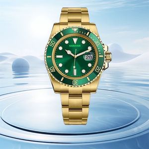 Mens High Quality Watch Waterproof Chronograph Luminous Men's Wristwatch Stainless Steel Man Automatic Mechanical Watches Casual Clock Herren Uhren