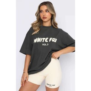 Women White Foxs shirtsDesigner 2024 New Summer Unisex Top T-shirt Live Broadcast Sportwear 7 Colours 349