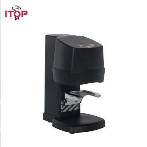 Tools ITOP Electric Coffee Tamper Machine 58MM Automatic Bean Powder Flat Press Stainless Steel Pressure Adjustment