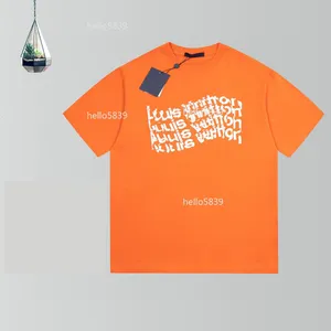 2024 TEES HÄRS DESIGNERS T SHIRT MAN WOMENS TSHIRTS MED LETTERS Tryck Kort ärmar Summertröjor Män Lossa Tees Asian Size S-XXXL P557