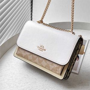 designer bag New Classic and Mini Organ Small Square Chain Rivet One Shoulder Crossbody Flap Women's Bag 70% Off Outlet Clearance