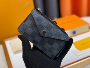 Designer louiseviution purse chain wallet woman Leather purse Luxury Coin long Purses Card Holder passport key pouch coin pouchs Fashion handbags c63