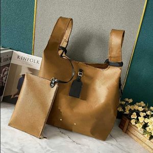 Дизайнерская сумка Atlantis, сумка-корзина, лимитированная серия для подиума Женские сумки Классический стиль M46816 Сумка из воловьей кожи 240115