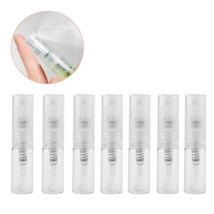 Bottles 100Pcs Mini Clear 2ml Plastic Refillable Spray Bottle Perfume Sample Atomizer