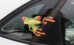 Наклейка на автомобиль 3D наклейки с животными Peep Frog Забавные наклейки на окна Водонепроницаемые наклейки Авто мотоциклы Графические наклейки Внешний Accesso6049671