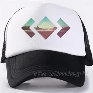 Бейсбольные кепки Mountain, 1 шт., сетчатая кепка унисекс, повседневная простая бейсболка, регулируемые крутые шапки для женщин и мужчин, шляпа дальнобойщика в стиле хип-хоп