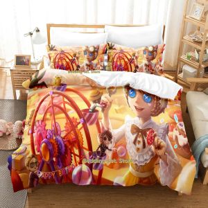 Sets Spielidentität gegen Bettwäsche Set Single Twin Full Queen King Size Bett Set Erwachsene Kinder Schlafzimmer Duvetcover Sets 3D Anime Bettblatt Set Set