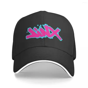 Bonés de bola Arcane League Of Legends JINX Dad Hats Pure Color Chapéu feminino à prova de vento Boné de beisebol com pico