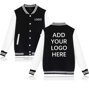 High Quality College Polyester Blank Bomber Custom Sport Fall Plain Baseball Jackets Mens Black Varsity Jacket Women 82