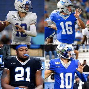 Middle Tennessee State Football Jersey NCAA College John Hightower Demarcus Lawrence Jarrin Pierce Jayy McDonald Frank Camponês homens mulheres jovens todos costurados