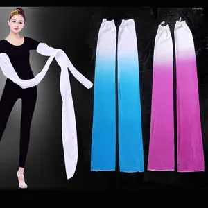 Scene Wear Woman Chinese Hanfu Tibetan Dance Costume Sleeve Gradient Color Claasic Folkkläder Peking Opera Yangko Dancewear