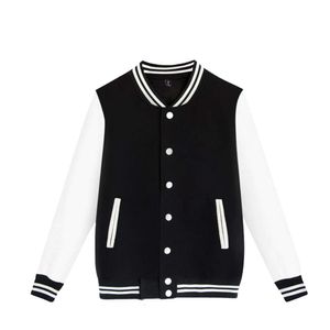 New Spring Autumn Women's Single Breasted Long Sleeve Baseball Bomber Letterman Jacket With Your Own 98