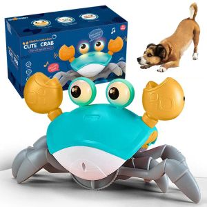 Toys Smart Dog Toys Nduction Escape Crab Krabbenaufladbare elektrische Haustierspielzeug Interaktives Spielzeug für Welpen kleines mittleres großes Hund Haustierprodukt