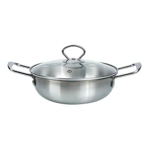 Pans Ramen Soup Pot Noddle Household Cookware Thickened Alcohol With Lid Porridge Noodle Cooking Flat Skillet