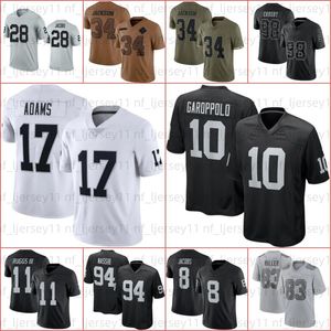 Davante Adams 98 Maxx Crosby Football Jersey Jersey Hunter Renfrow Bo Jackson Michael Mayer Charles Woodson Aidan O'Connell Jakobi Meyers Howie Long Brock Bowers