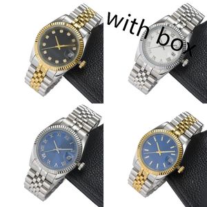 Womens Watch Diamond Watches Relojes Moissanite 자동 Montre Luxe 시계 장미 금 크기 36mm Sapphire Glass 50m 방수 디자이너 디자이너 시계 XB03 B4