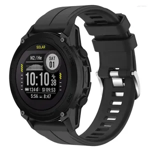 Titta på band 22mm rem för Garmin Descent G1/Forerunner 745 945 935/Approach S62 Smartwatch Sport Silicone Wrist Band Armband