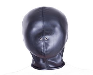 Mjuk pu läder huva mask huva bondage ögonbindel sex leksaker för par bdsm vuxen spel fantasy sex cosplay begränsningar sex produkt q4400741