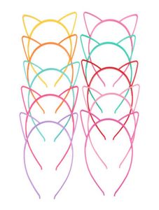 Plastik Kedi Kulak Plastik Kafa Bantları Saç Bantları Parti Kostümü Günlük Dekorasyonlar Hayvan Partisi Meatwear Kadınlar için Kızlar4311271