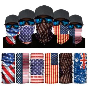 Reusable Face Mask American United Kingdom Germany Canada Flag Printing Washable Adjustable Cycling Protective Masks 12 Style ZZ