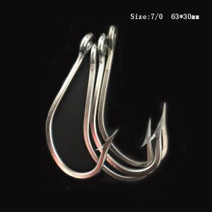 Fishhooks Mustad Fish Hook, Paslanmaz Çelik Balıkçılık Kancası, Jigging Balıkçılık Kancası, Büyük Oyun, Ücretsiz Kargo, CN02, 20 PCS, 7/0