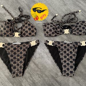 Kvinnor Bikini Summer Designer Tvådelar Swimwears Triomphe Bikinis Sexig snörning Luxurys Conjoined Swimsuit stjärnor Forma damer Baddräkt Swim Wear Beach kläder