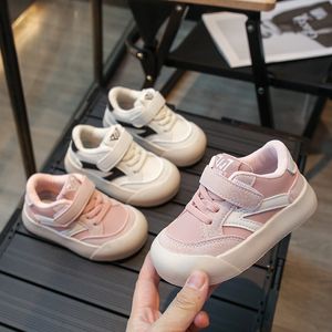 Barn sneakers vårhöst barn sportskor baby promenadskor pu pojkar sportskor mjuk sulad anti-slip flickor casual skor storlek 21-30