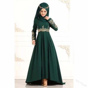 ドレスイスラム教徒のイスラム教服ラマダンドレスCaftan Marocain Long Robe Turkey Kaftan Roose Maxi Hijabドレス女性Abaya Dubai S5xl