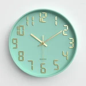 Wanduhren Wohnzimmer Stille Uhr Hängen Schlafzimmer Ästhetische Dekoration Minimalistisches Kunstdesign Reloj De Pared Wohnkultur