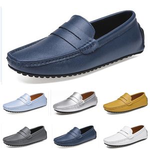 dress shoes spring autumn summer grey black white mens low top breathable soft sole shoes flat sole men GAI-32