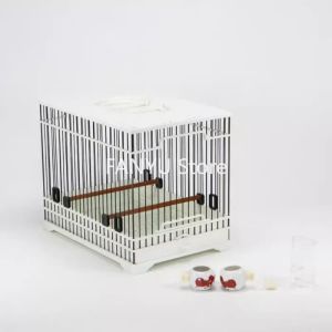 Ninhos ao ar livre portátil gaiolas de pássaros casa papagaio gaveta plástico transportadora gaiolas canário budgie jaula pajaro produtos para animais de estimação wz50bc