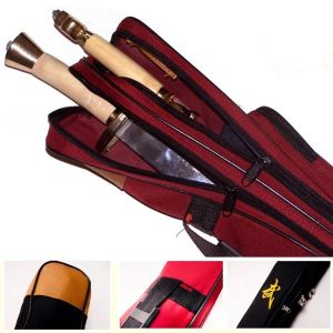 Arts Two Layer Tai Chi Sword Bags ,length 110cm, Oxford Fabric Wushu Carry Case Weapon Bag Kendo Bag Embroidery Chinese Characters