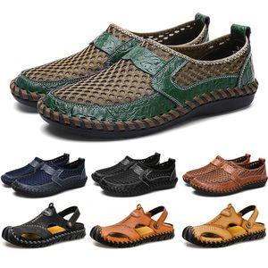 Gai Triple Shoes Mulheres Treinador Casual Men preto branco vermelho amarelo verde azul pêssego de pêssego roxo deslize um wo