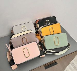 Designer Bag Multi-Color Camera Classic Mini Handbag Womens Wide Shoulder Fashionable and Luxurious Leather Flash High-kvalitet Wallet6eg