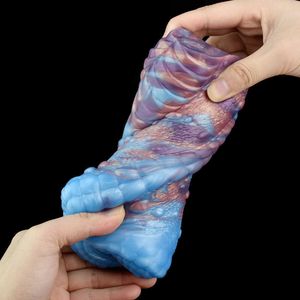 NXY Masturbators Male Masturbation Device Hand Flushing Tube Alien Namn Vuxen Fun Portable Toy Silicone Aircraft Cup