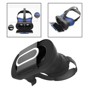 Dispositivos Novo Portátil VR Realidade Virtual 3D Interpupilar Óculos de Ajuste de Distância AR Headset Anti Luz Azul para Smartphone Móvel