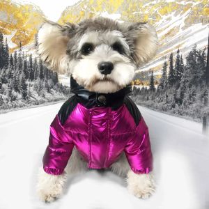 Parkas Super warme Haustier-Hundejacke, Winter-Hundekleidung, luxuriöse Designer-Kleidung für kleine Hunde, Wintermantel, mittelgroßes Hundekostüm, Welpenkleidung