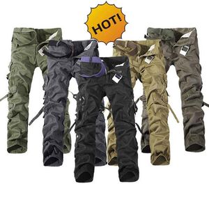 2017 Winter Thicken Army Military Cotton Straight Multi Pocket Cargo Pants Men Tactical Camo Baggy Pants Plus Size 28428774571