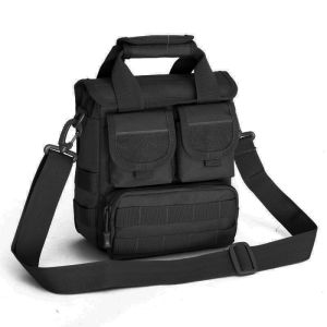 Ryggsäck Molle Bag Militär Laptop Bag Tactical Messenger Väskor Computer Ryggsäck Fanny Belt Shouder Camping Outdoor Sports Army Bag