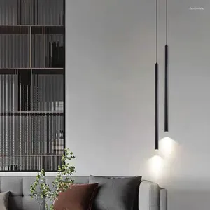 Pendelleuchten Minimalistische Kupferlampe Nachttischlampen für Wohnzimmer Esszimmer Küche Hängende Kronleuchter Gold Schwarz Suspension Glanz