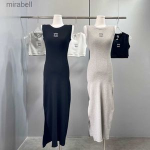 ドレスの女性ドレスoネックセクシーなノースリーブの新しい高級服女性ボディコンドレスビーチウェア240302