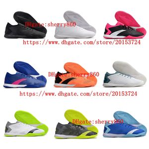 Soccer shoes quality mens women ACCURACYes.3 LOW IC Cleats Outdoor Trainers Spikes Leather Football boots