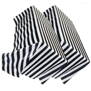 Table Cloth 2 Pcs Striped Tablecloth Circus Party Runner Decorative Christmas Plastic Outdoor Birthday Decorations Covers