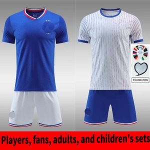 Maglia da calcio francese Club Full 24-25 Euro Cup MBAPPE DEMBELE COMAN SALIBA KANTE Maillot de foot equipe Maillots GRIEZMANN Maglia da calcio versione giocatore