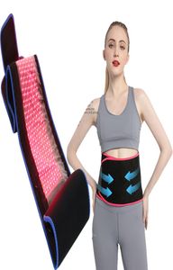 Magen Pad Taille Abnehmen Lipo Infrarot 635 Nm 855 Nm Led Arm Gürtel Rot Licht Therapie Gürtel Wrap3577485