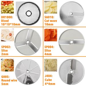 Grinders Xeoleo Vegetable Cutter blade Dicing Machine blade for Potato/tomato Slicer Part Cheese Shredder Part Vegetable Chopper