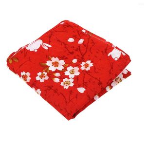 Louça furoshiki bento saco de mesa panos lenço pequeno embrulho cachecol durável fio torcido viagem japonês